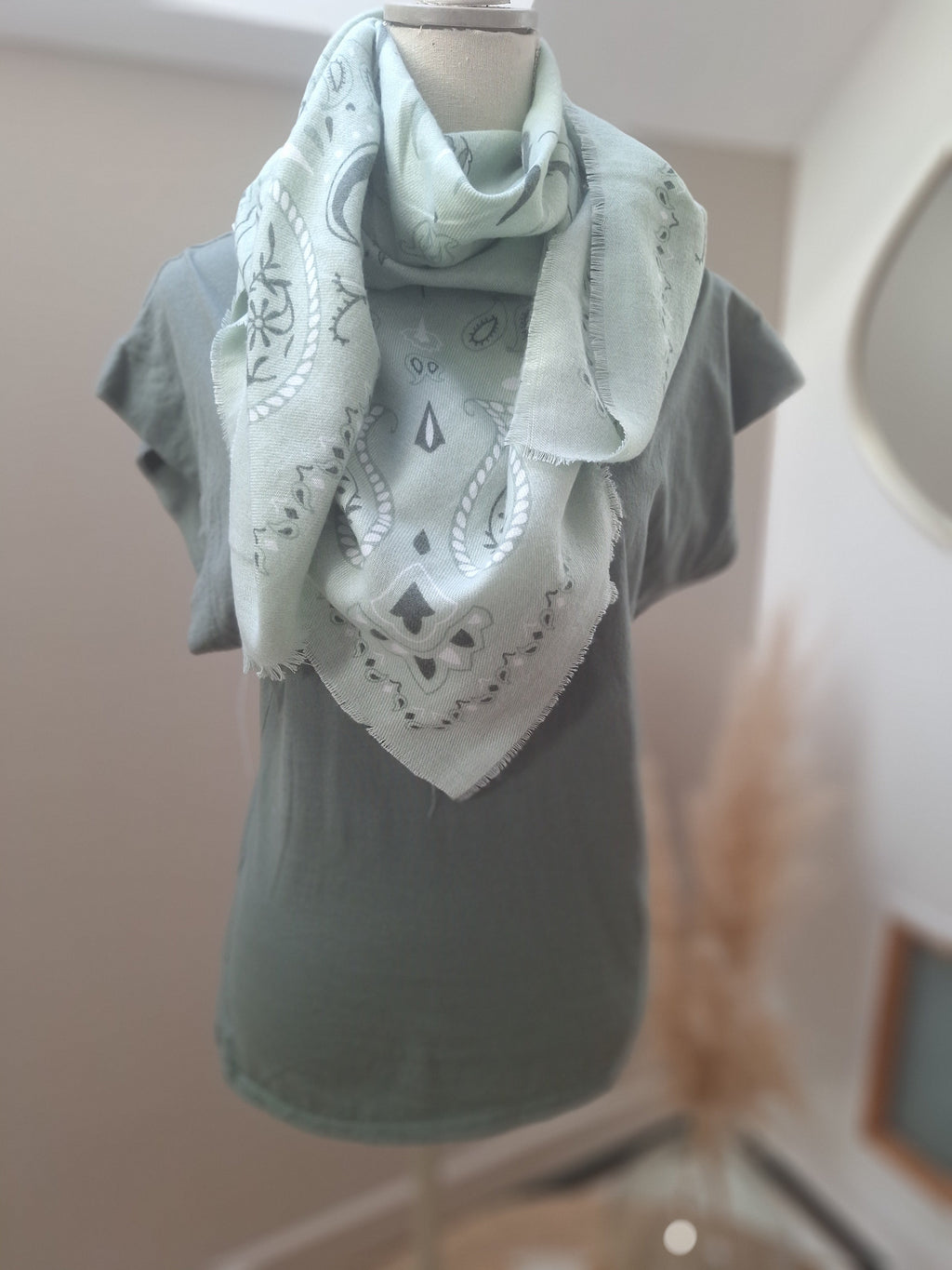 Foulard Carré Paisley
