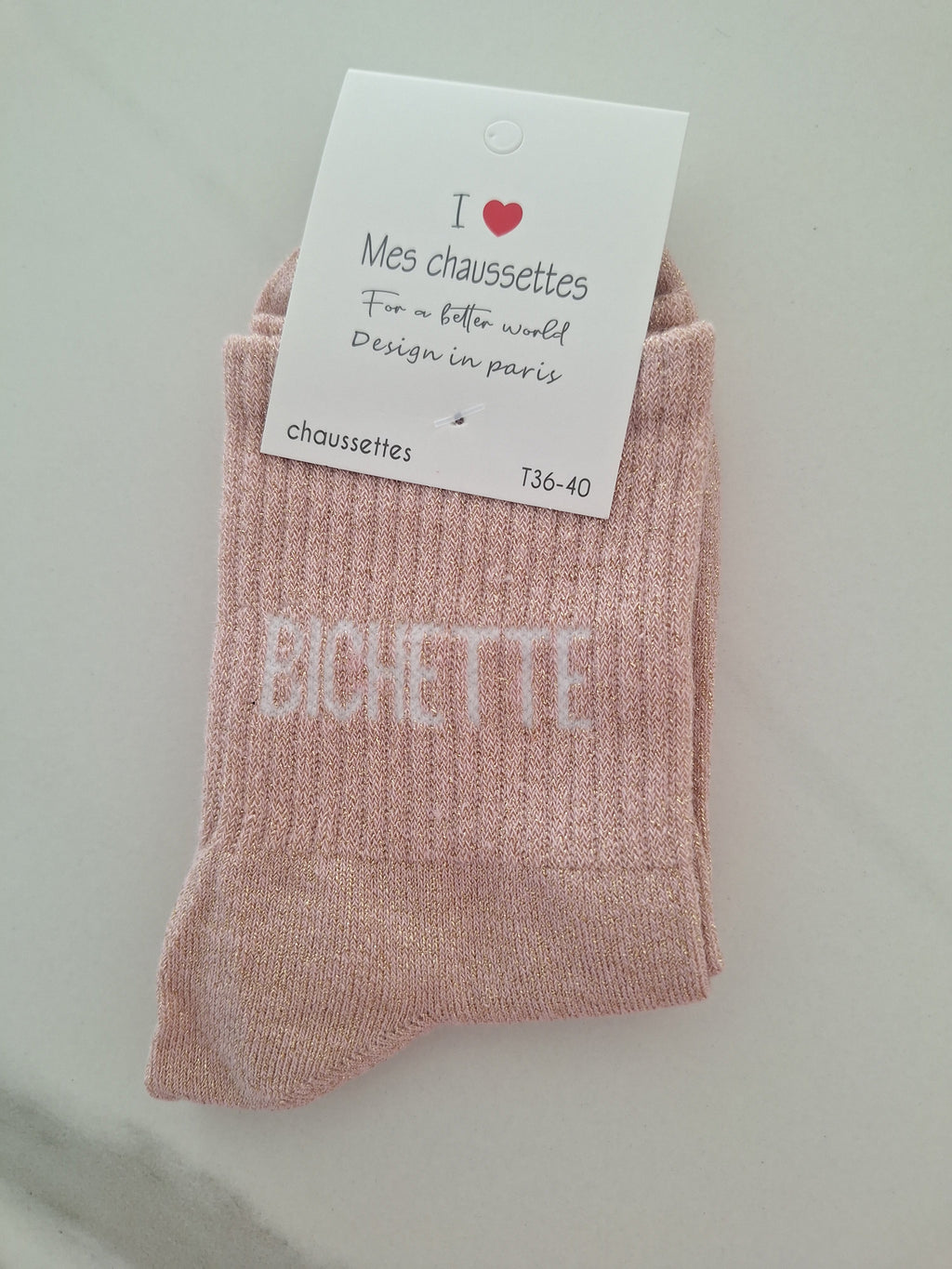 Chaussettes Bichette Paillettes